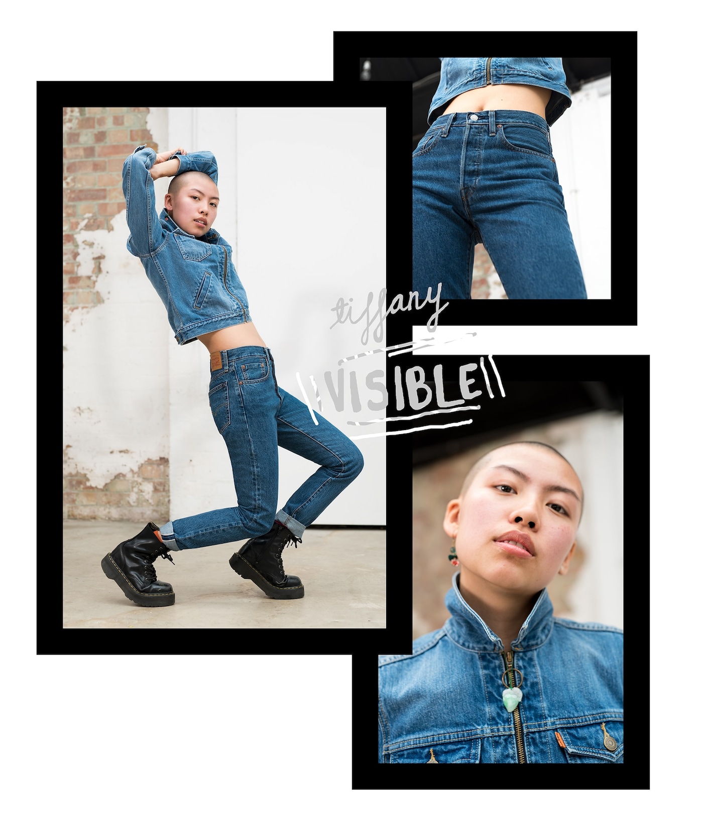 Tiffany gal-dem Levi’s Dazed