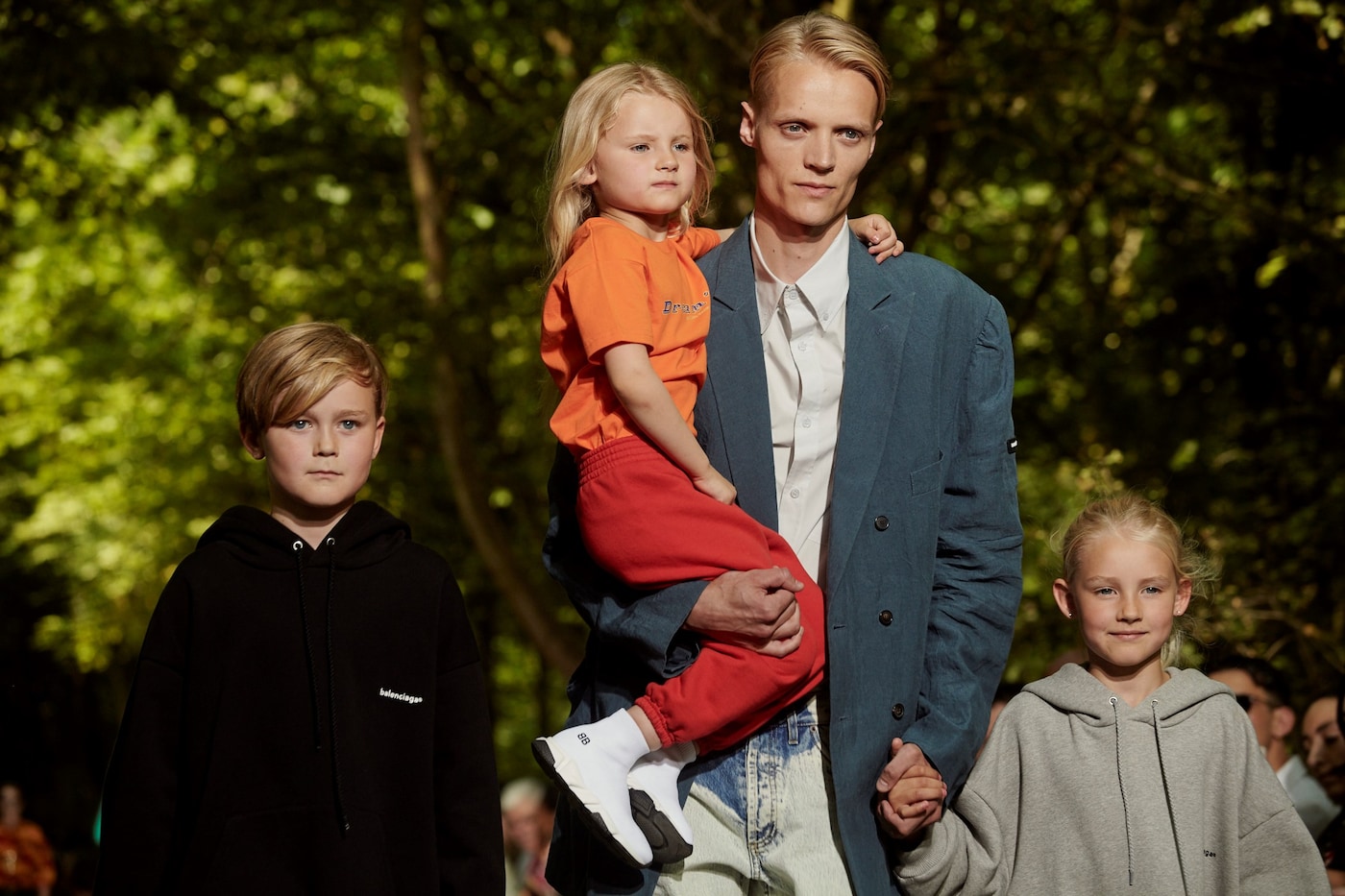 balenciaga ss18 menswear paris dads kids