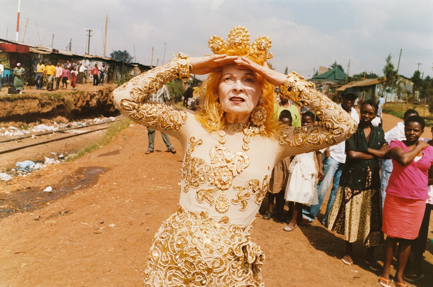 vivienne westwood campaign africa fashion crown