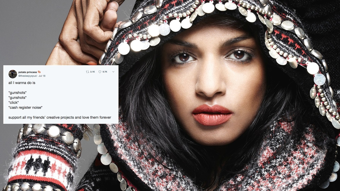 mia paper planes meme