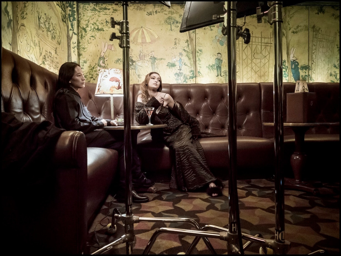 pirelli calendar albert watson gigi hadid alexander wang 