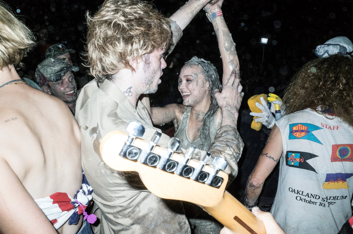 Great American Mud Wrestle LA Lotta Volkova Lily Rose Depp