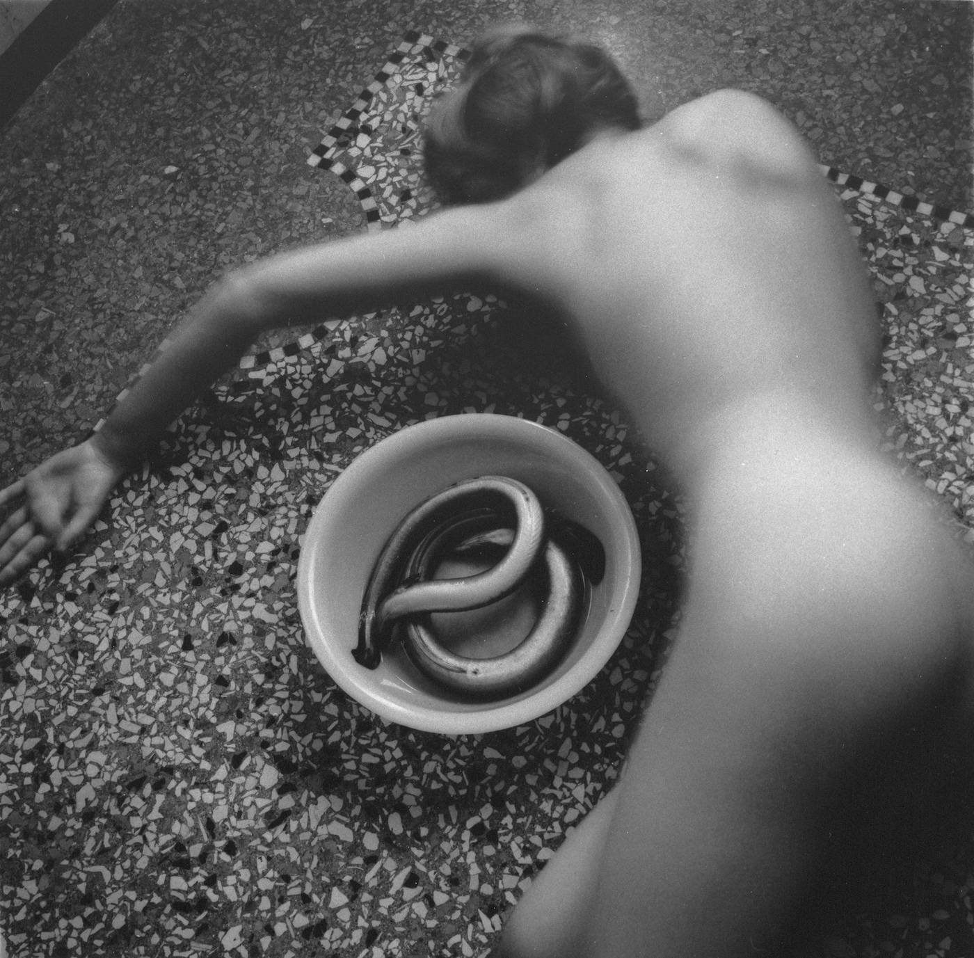 Francesca Woodman, "From Eel Series", Venice, Italy, 1978
