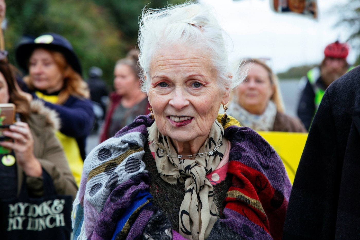 Vivienne Westwood fracking protest