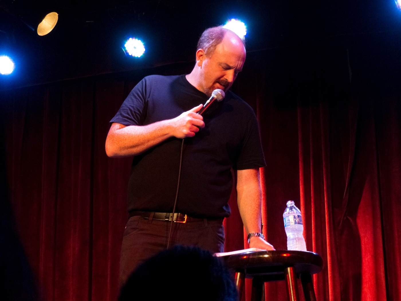Louis C.K. testing material