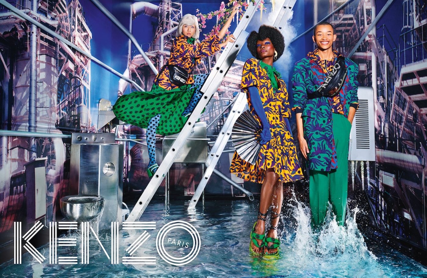 kenzo ss19 campaign david lachapelle humberto leon 