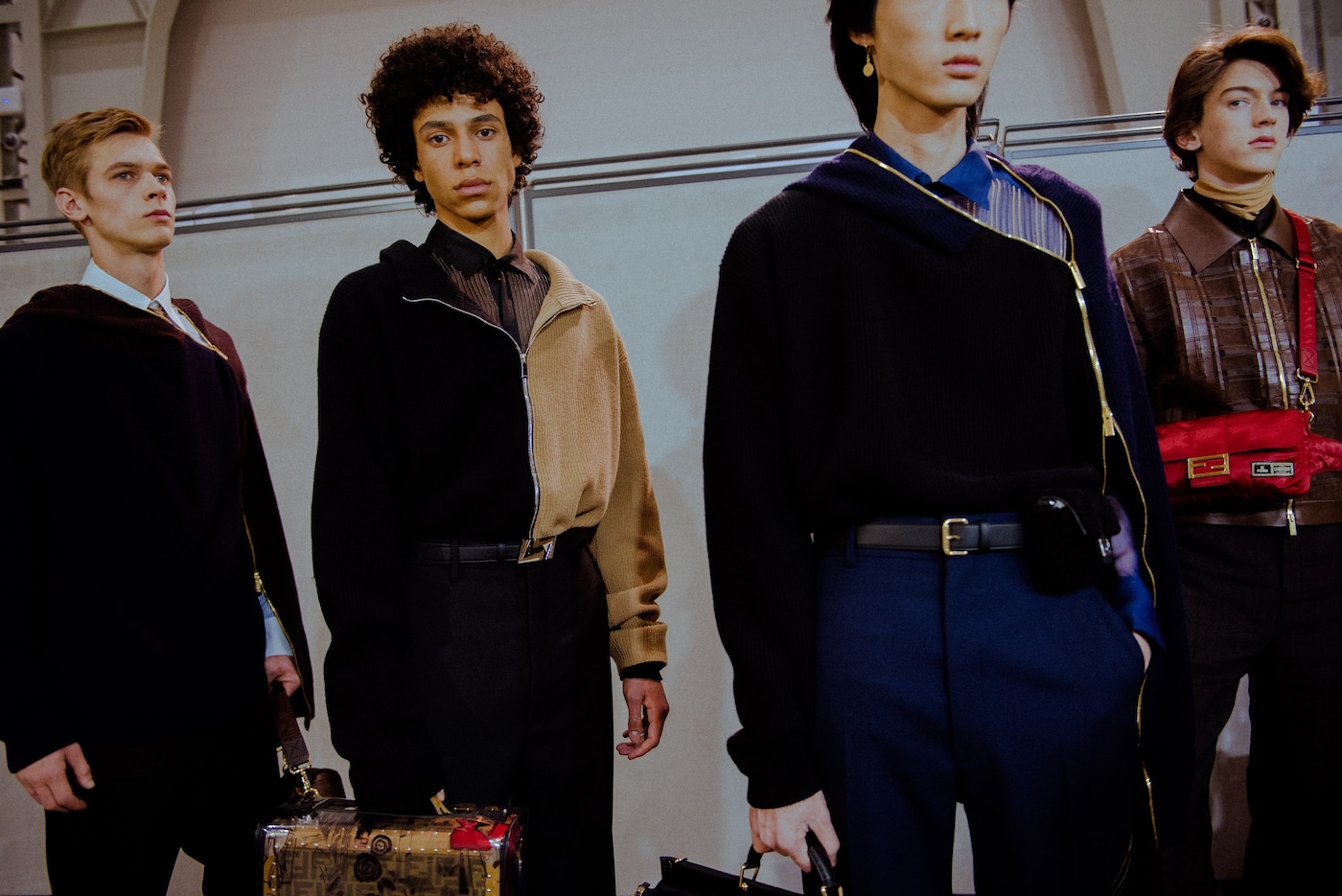 Fendi AW19 Menswear Dazed Backstage 