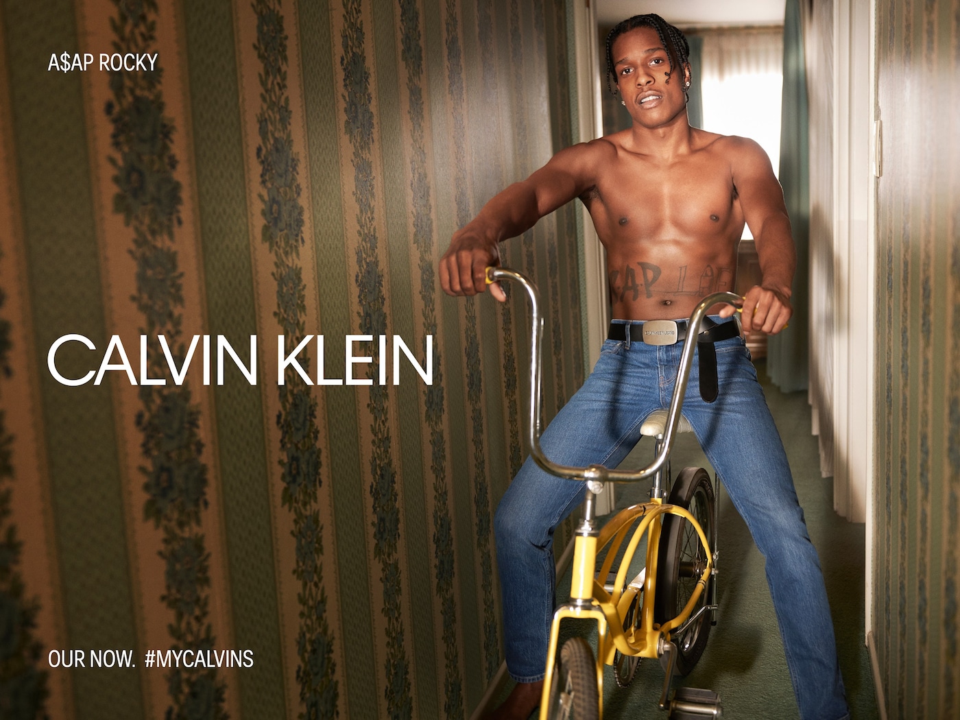 ‘Our Now’ Calvin Klein Jeans Spring 2019 Campaign A$AP Rocky