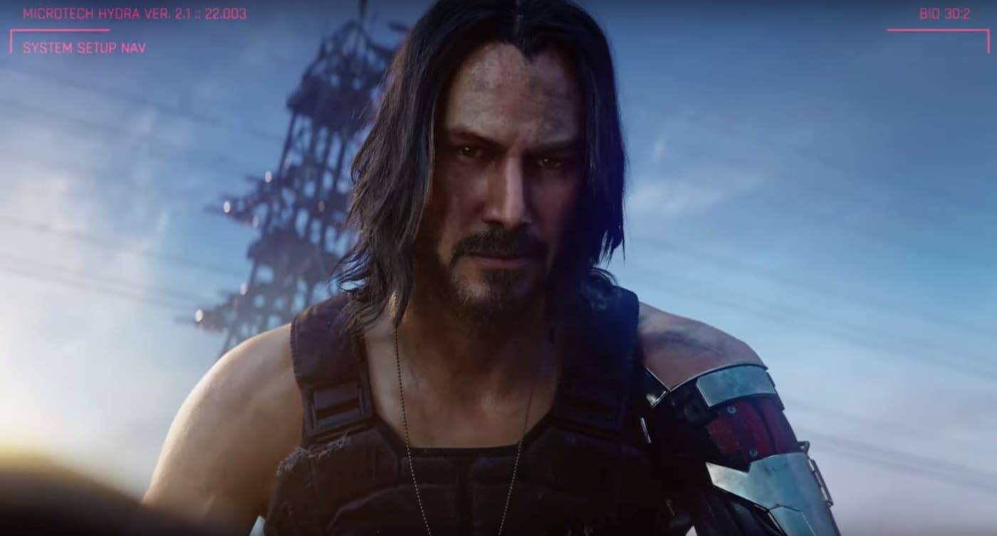 Keanu in Cyberpunk