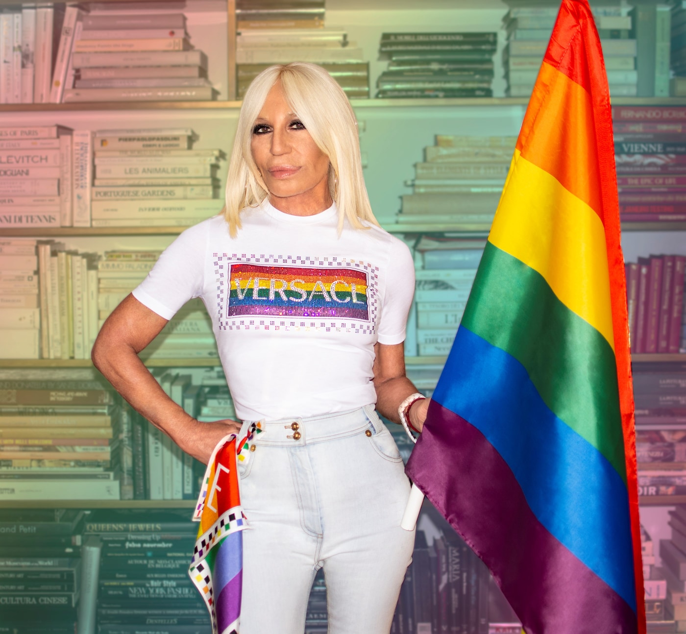 donatella versace stonewall ambassador pride lgbt 