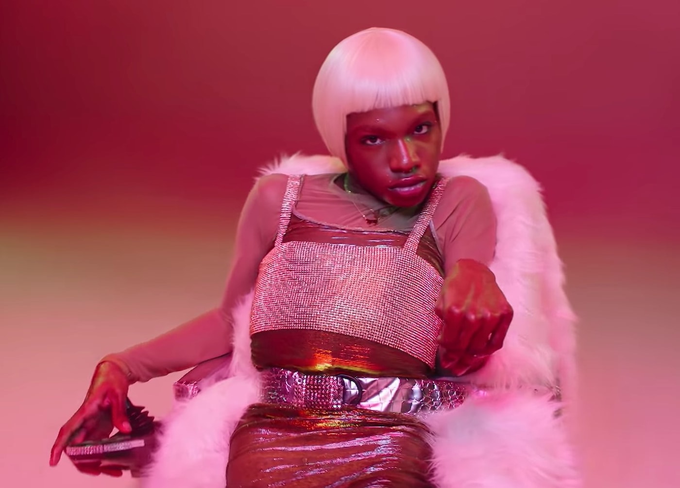 Aaron Philip in Miley Cyrus’ video “Mother’s Daughter”