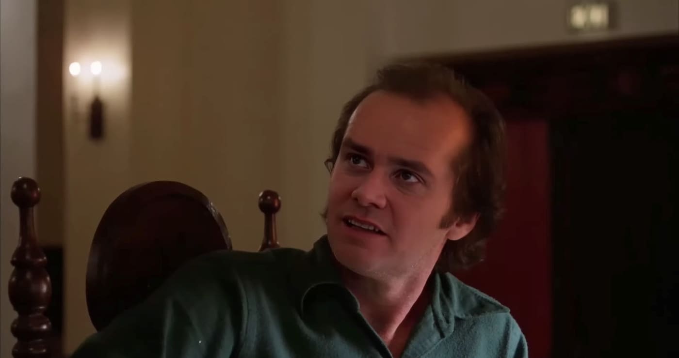 Deepfake Jim Carrey in The Shining