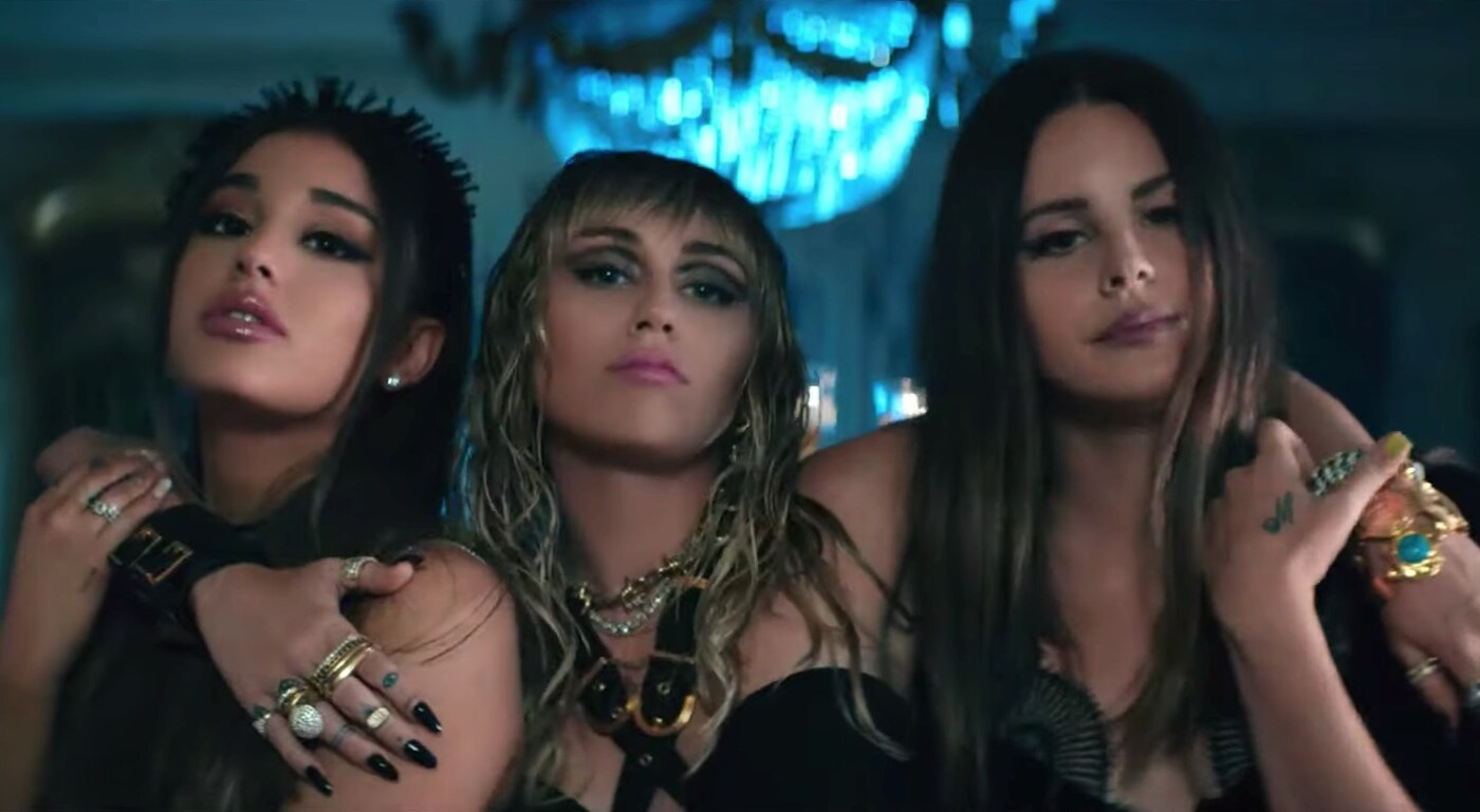 Ariana Grande, Lana Del Rey, and Miley Cyrus