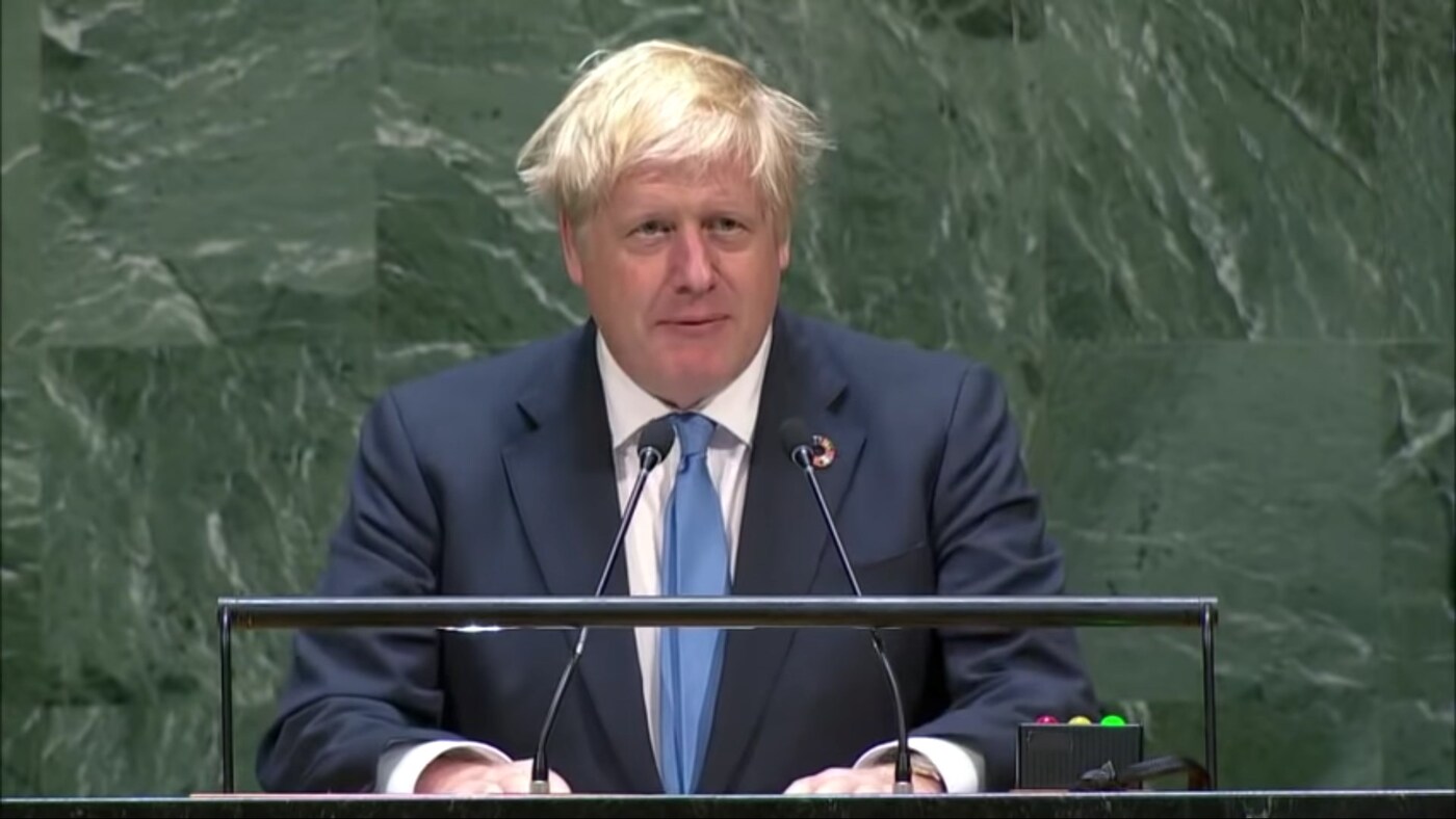 Boris Johnson UN speech