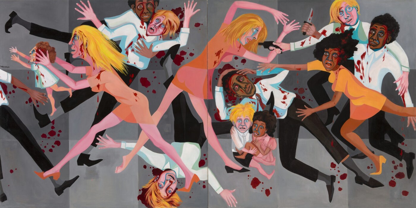 Faith Ringgold. “American People Series #20: Die” (1967)