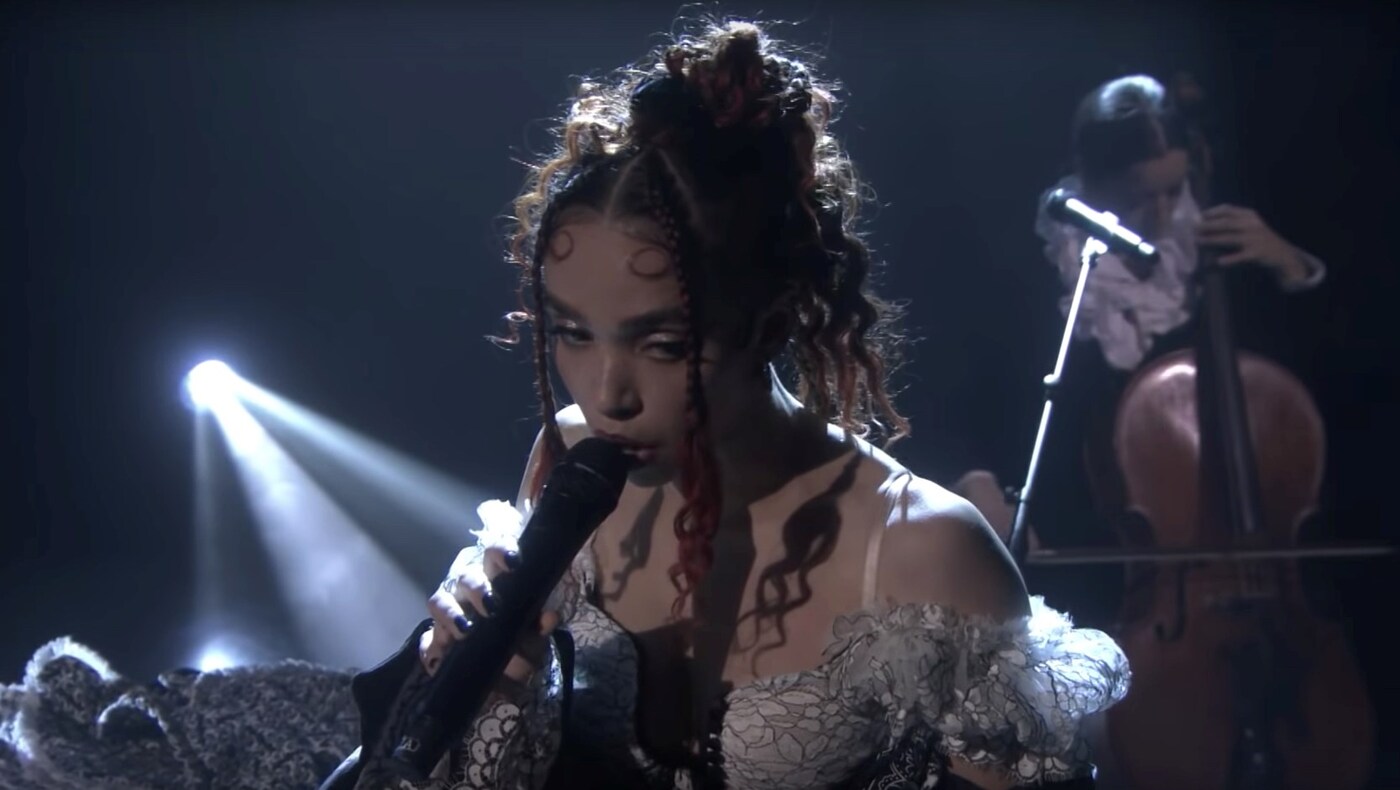 FKA twigs on The Tonight Show, 2019