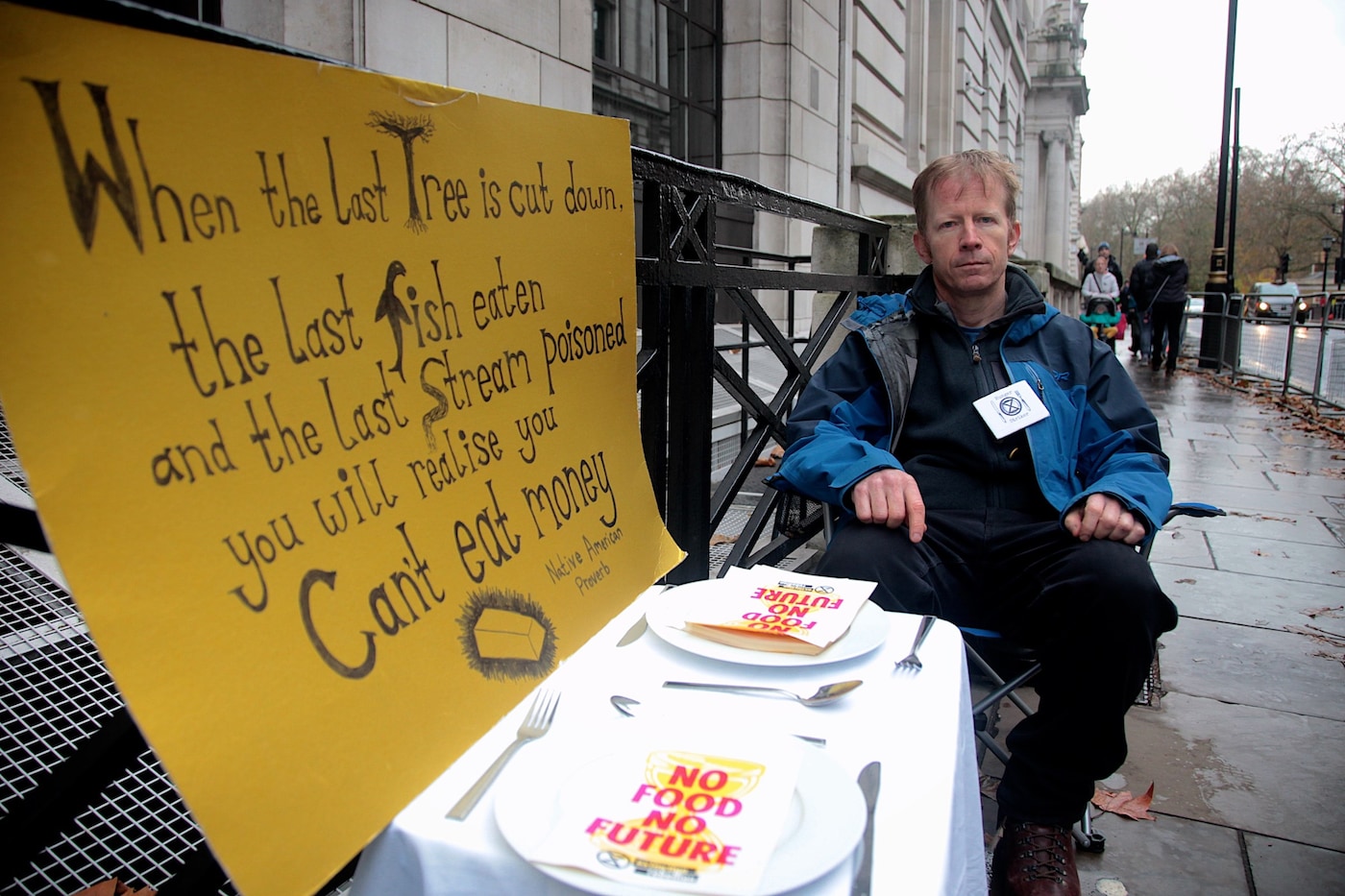 Extinction Rebellion London hunger strike