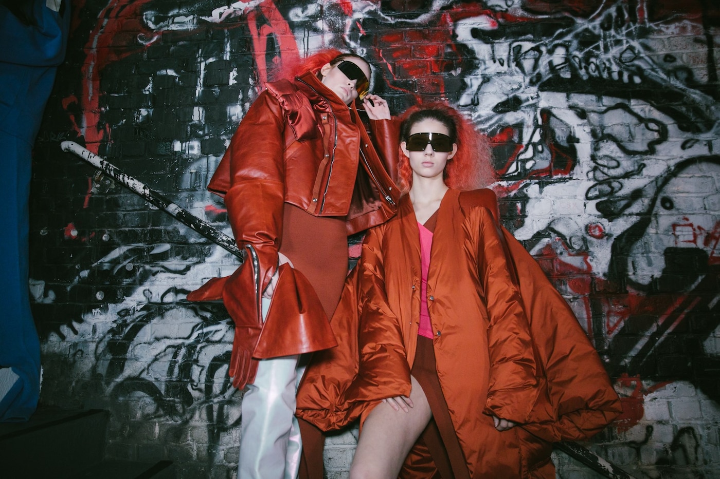 Backstage at the AW20 Rick Owens fashion show 14