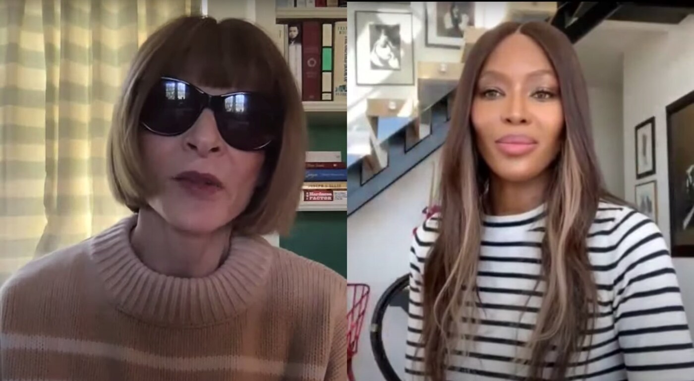 Naomi Campbell Anna Wintour no filter youtube fashion 