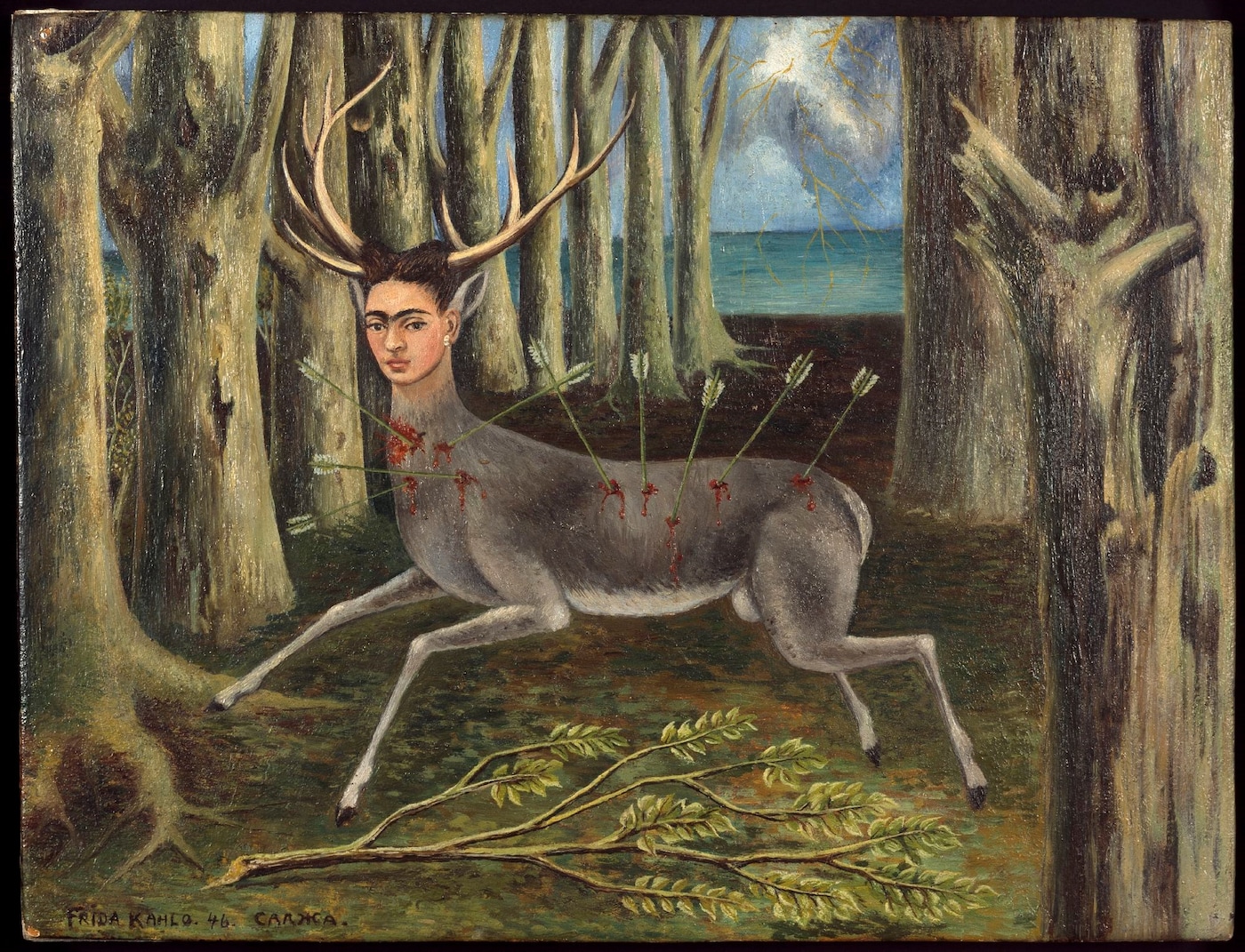 Frida Kahlo, “The Little Deer” (1946)