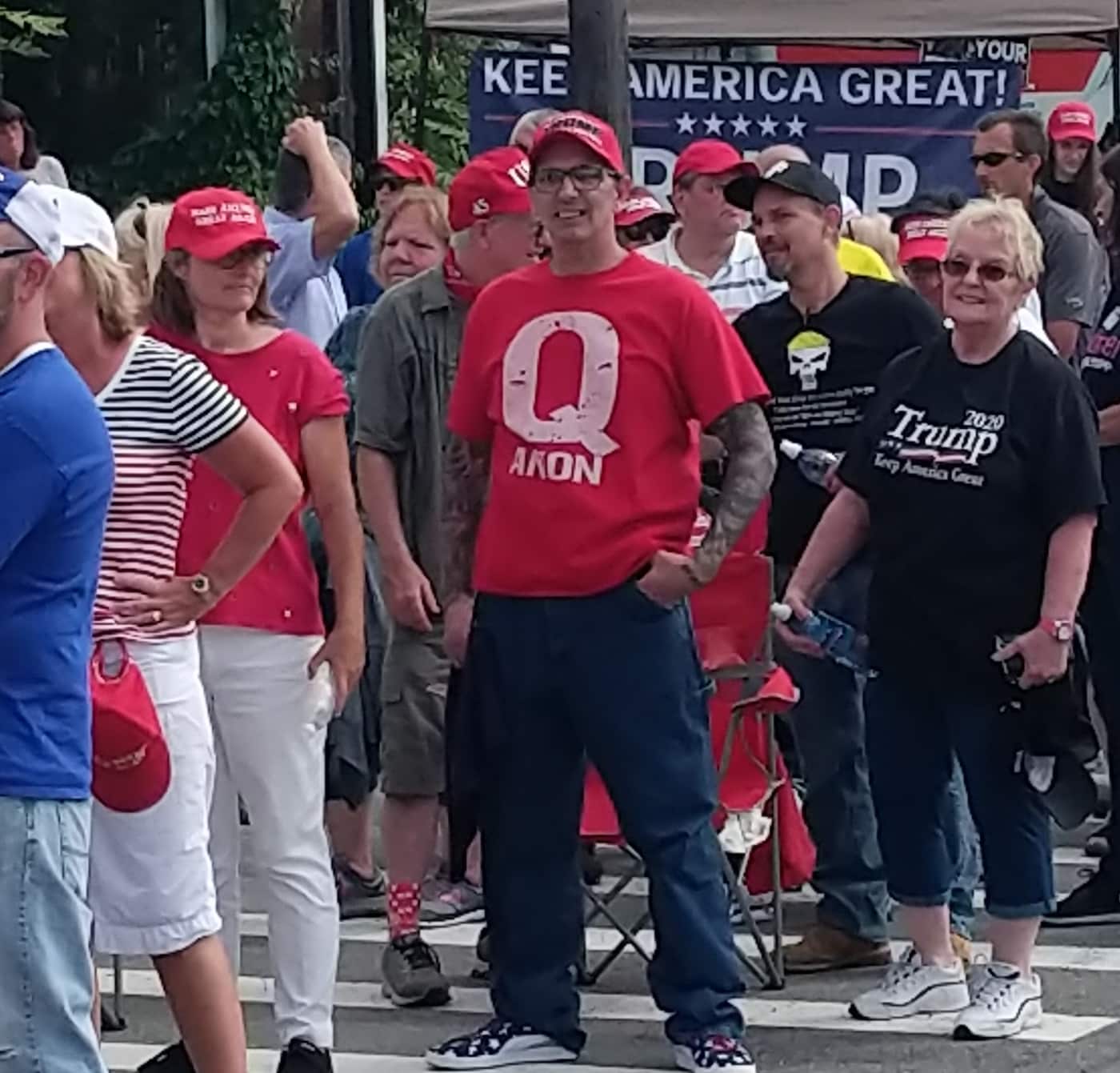 QAnon supporter