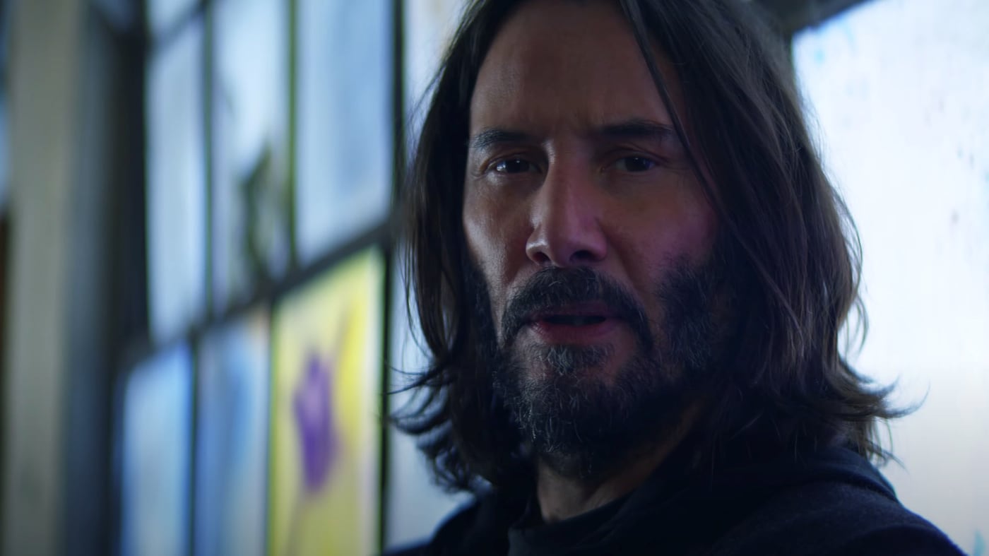Keanu Reeves, Cyberpunk 2077 teaser