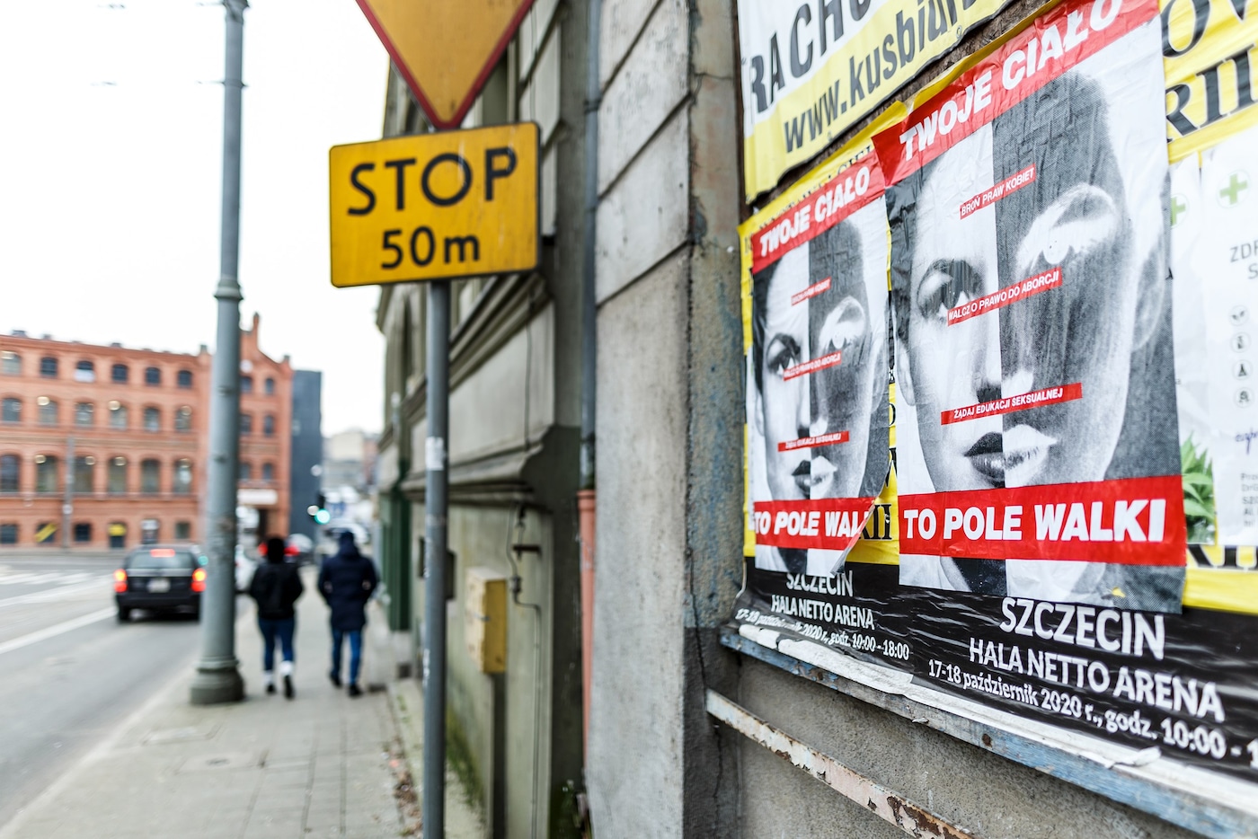 Barbara Kruger, “Untitled (Your body is a battlefield)” Poli