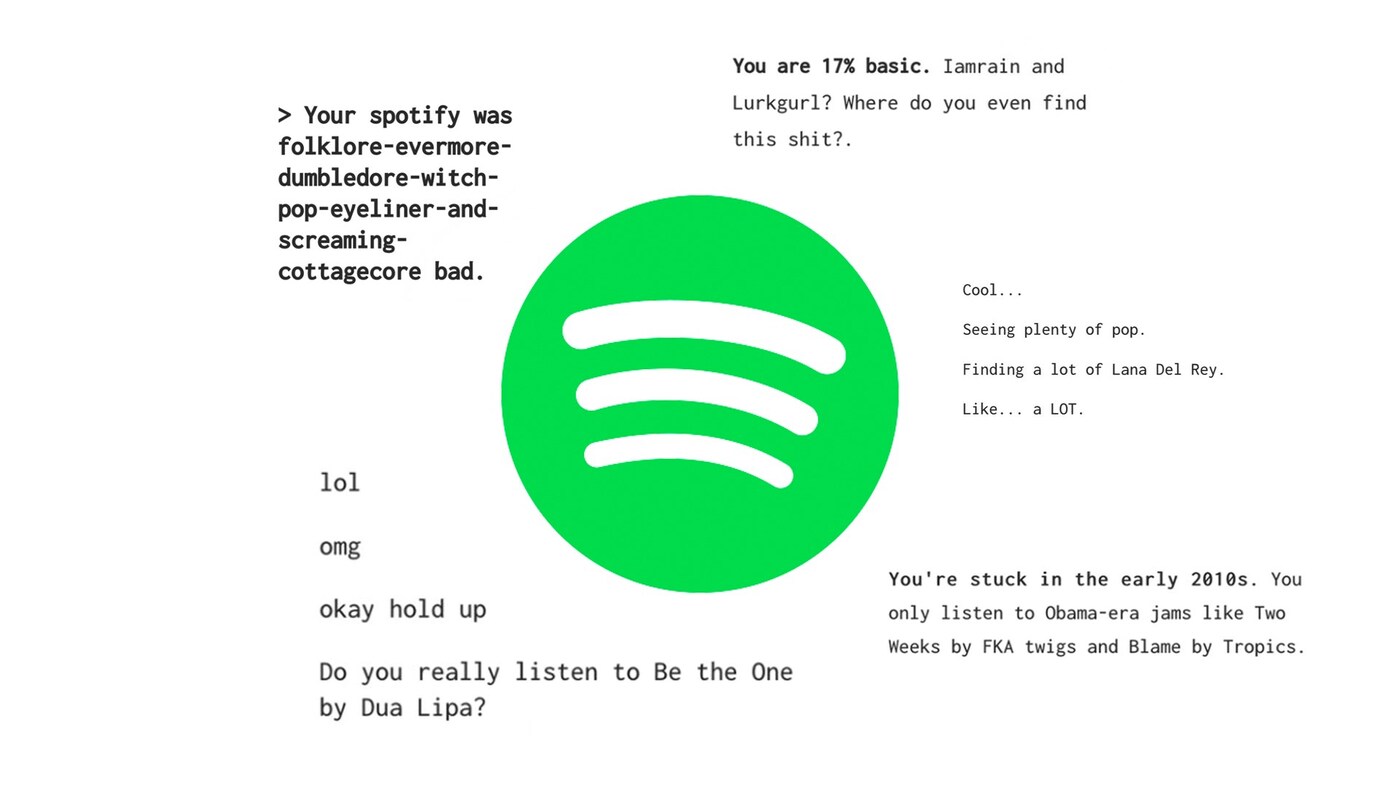 Spotify roast