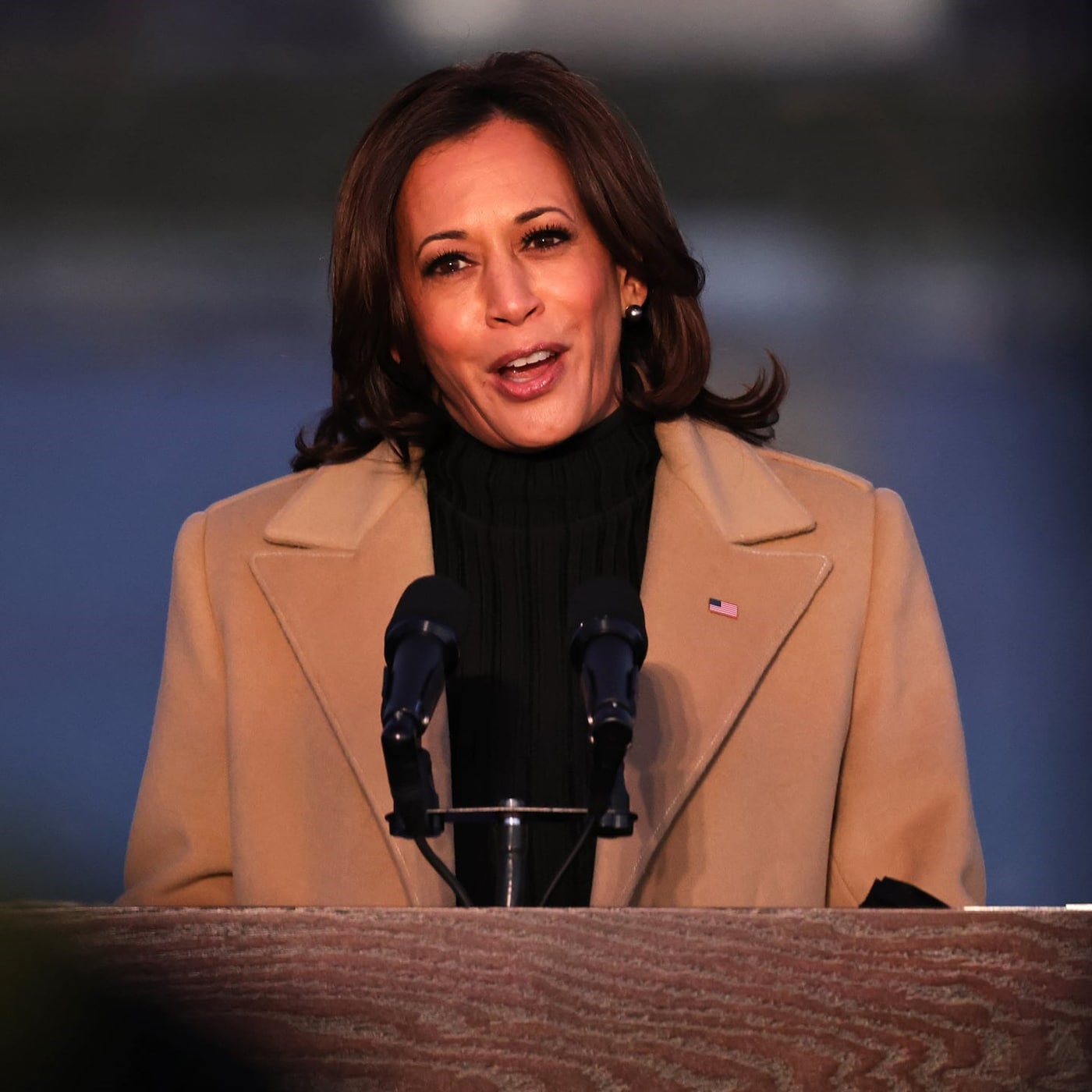 Kamala Harris wears Pyer Moss for COVID-19 memorial