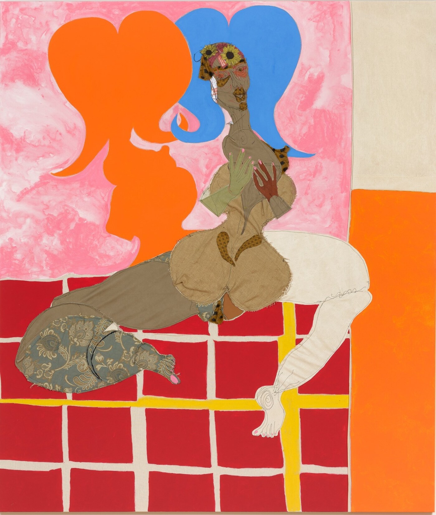 Tschabalala Self “Loner” (2016) 