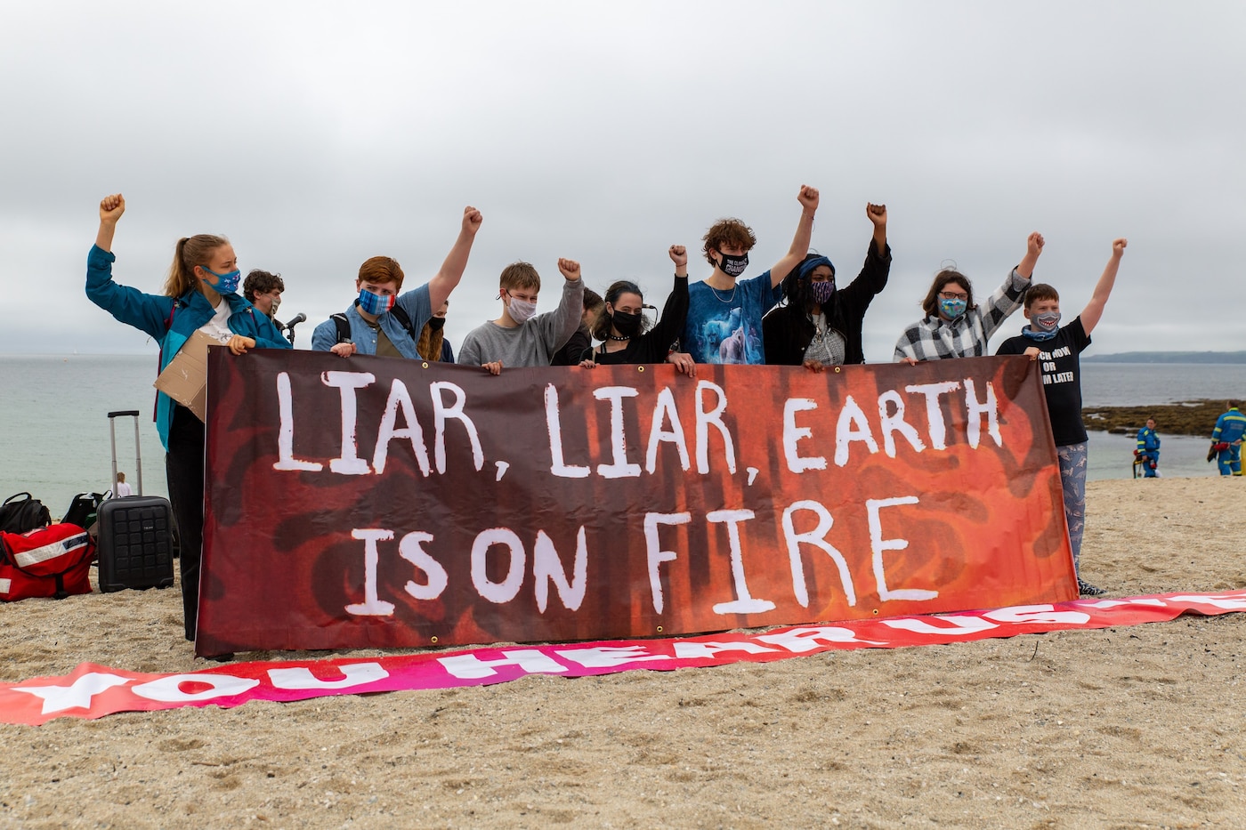G7 summit protests, Cornwall