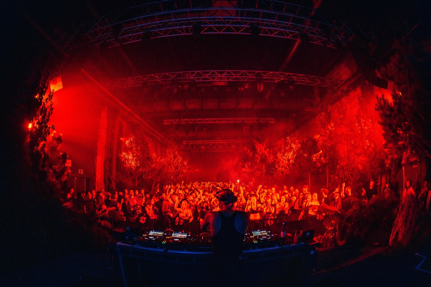 Honey Dijon DJing at SWG3 in Glasgow