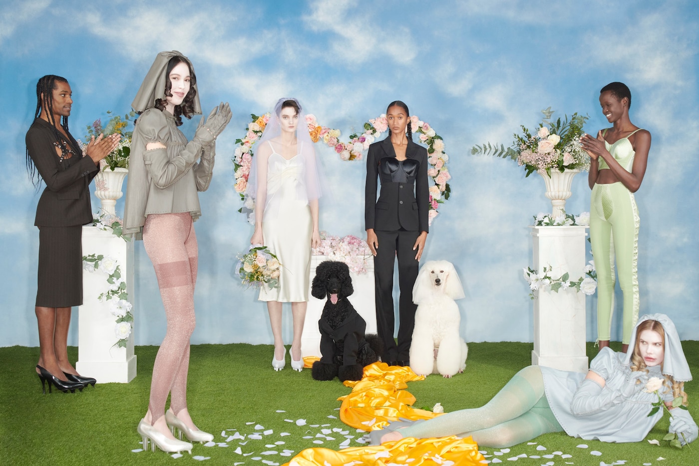 Lotta Volkova and Jean Paul Gaultier collaboration