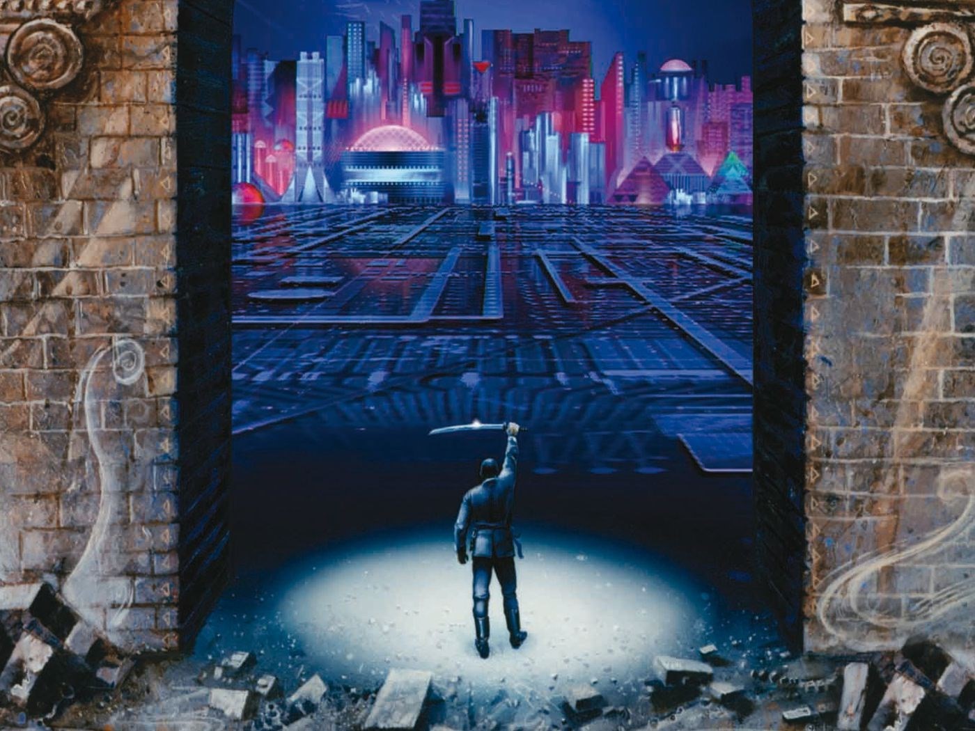 Snow Crash cover art, Neal Stephenson