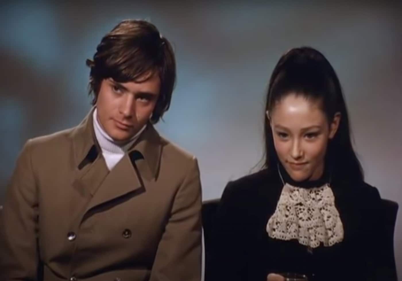 Olivia Hussey and Leonard Whiting