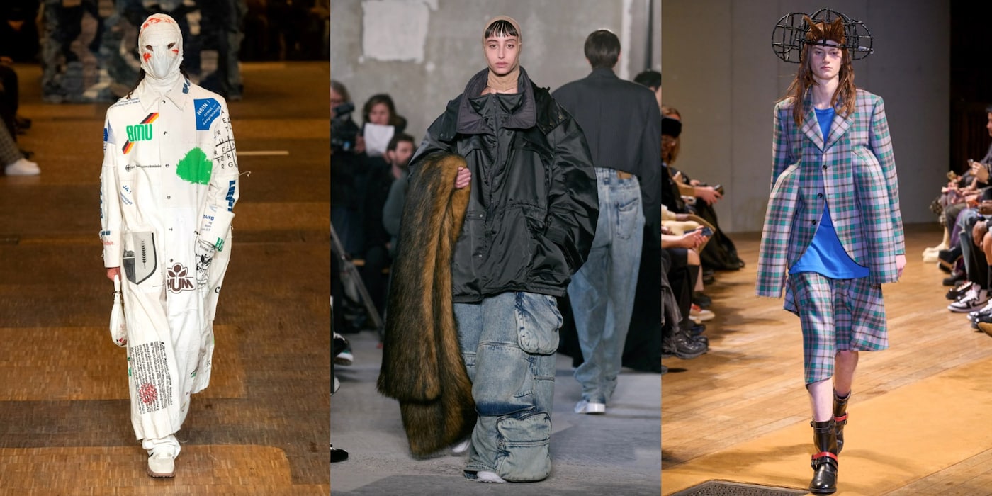 Marine Serre, Hed Mayner, Comme des Garçons Homme Plus