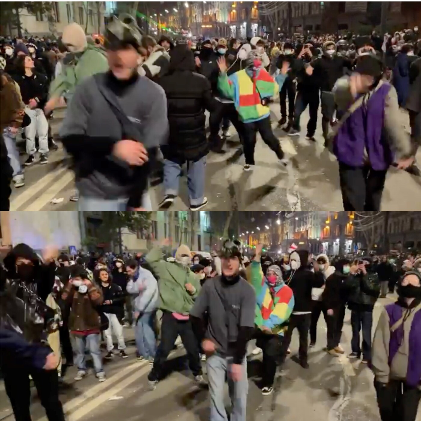 Tbilisi protesters foreign agent