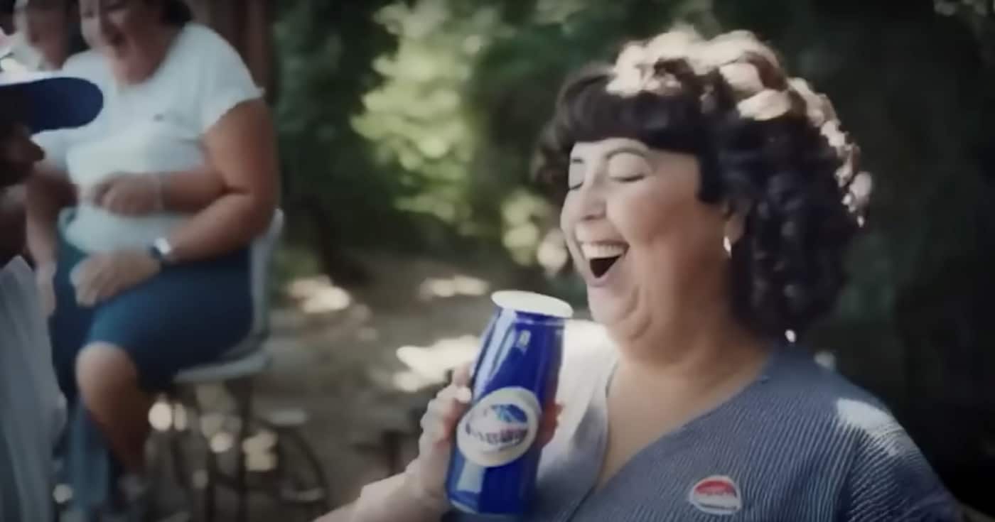 An AI-generated beer ad, released this week