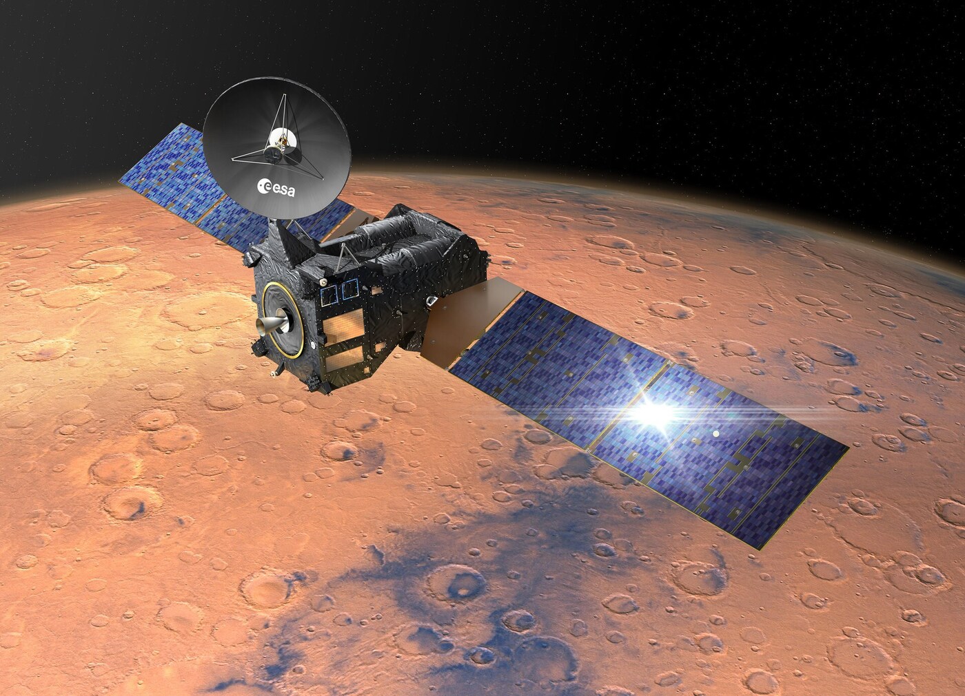 ExoMars Trace Gas Orbiter illustration