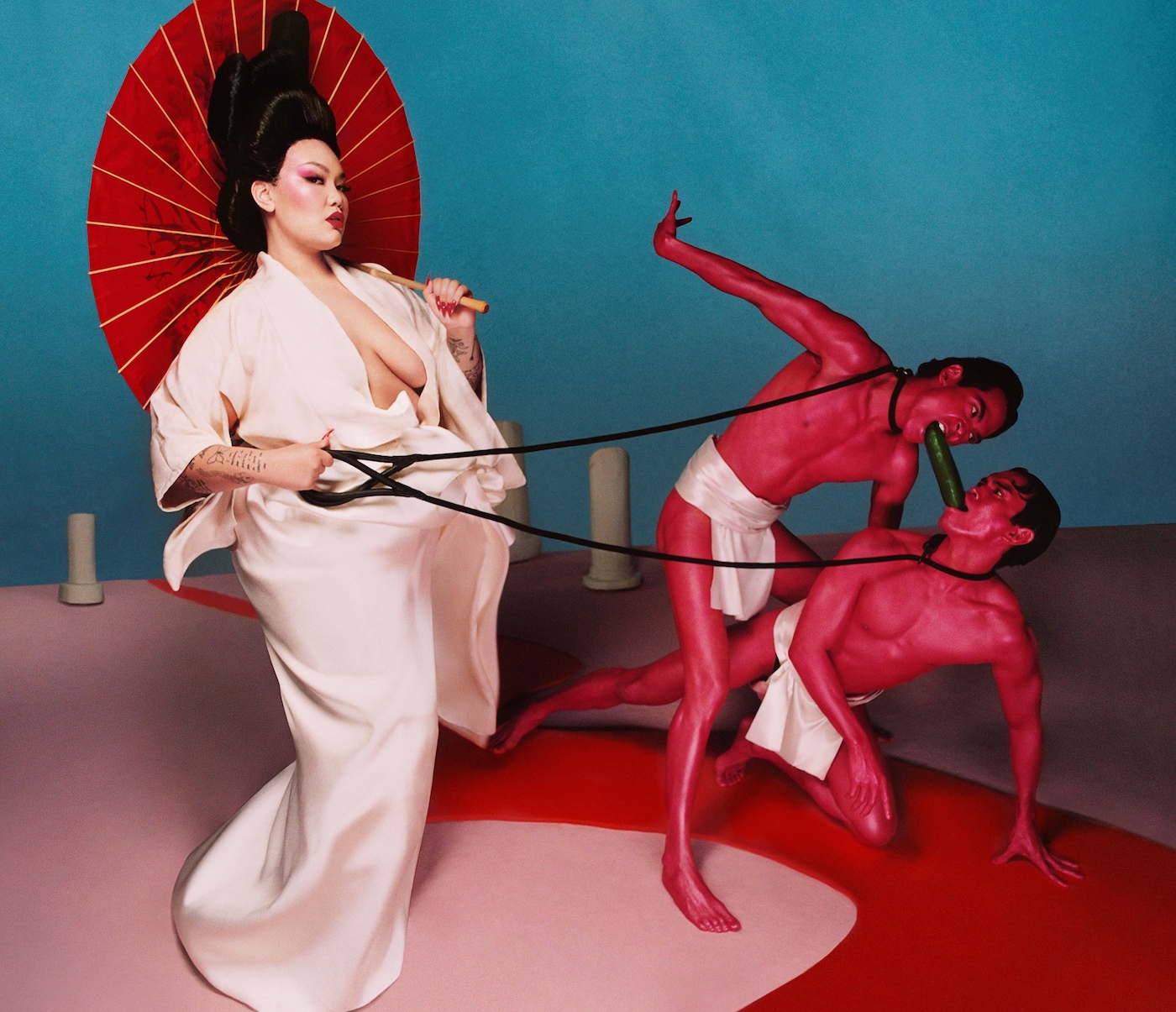 Rémi Lamandé Kyle Luu Lovisa Lager erotic fashion femdom