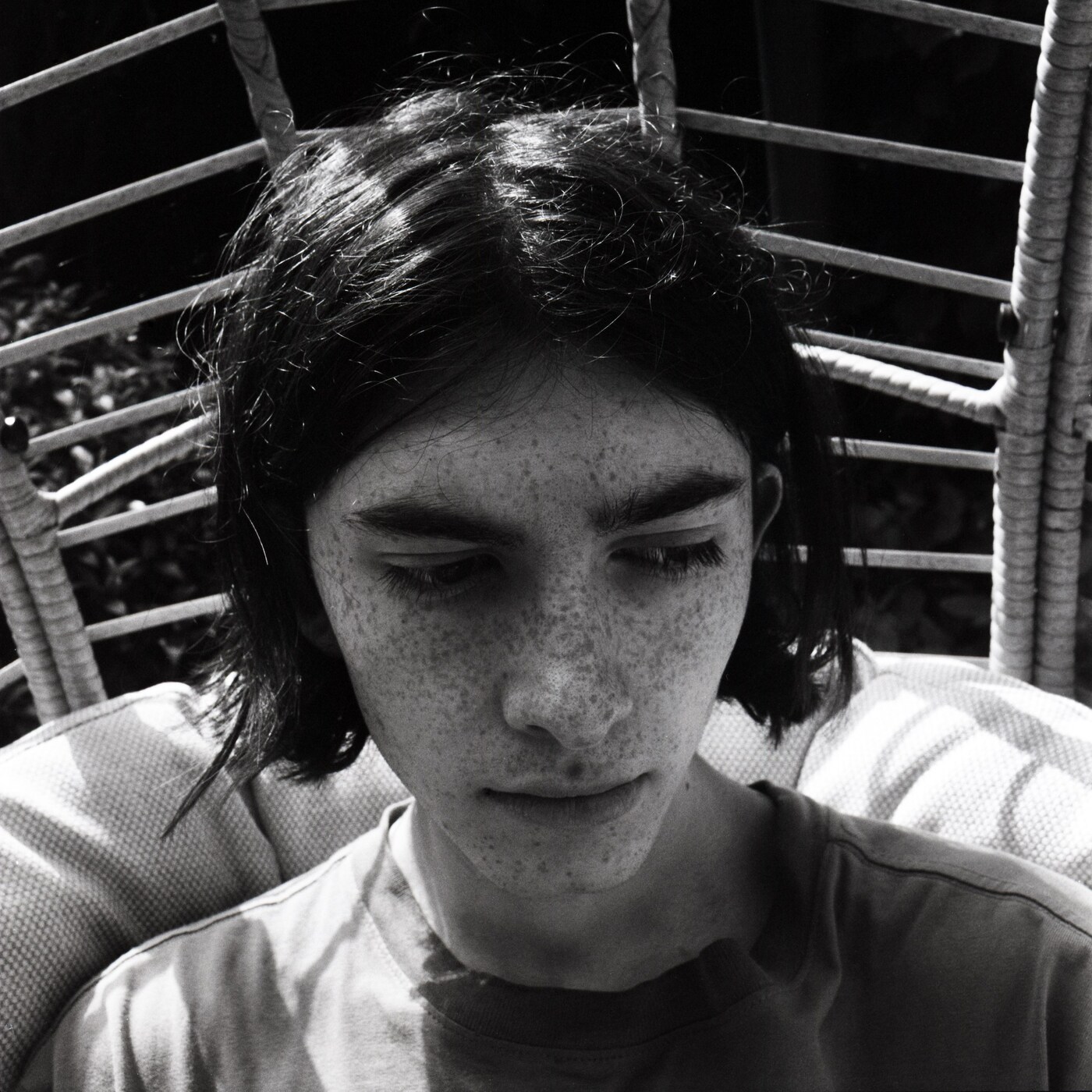 Alfie White, Odie in our garden, SE London (2023)