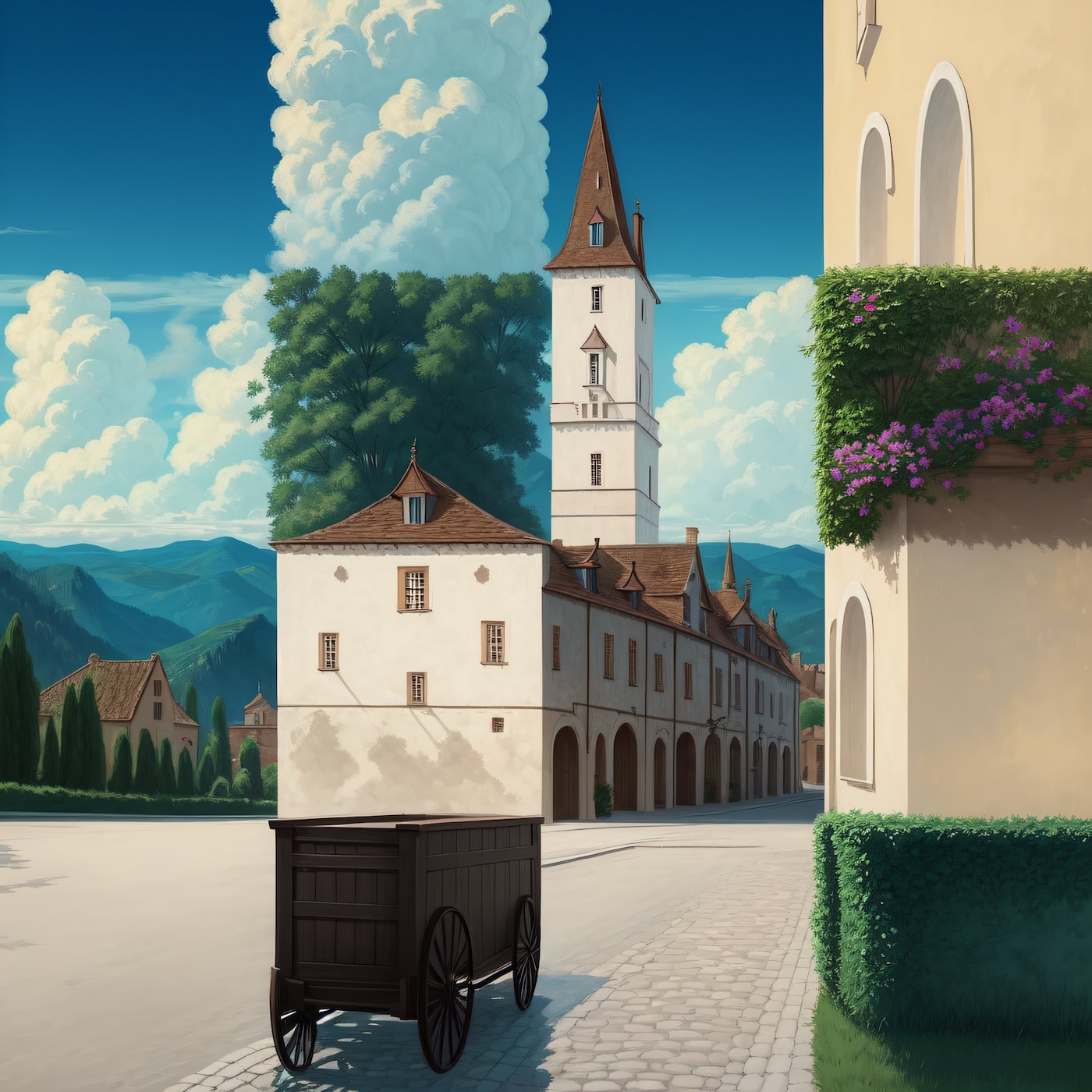 Checkered Village, @MrUgleh