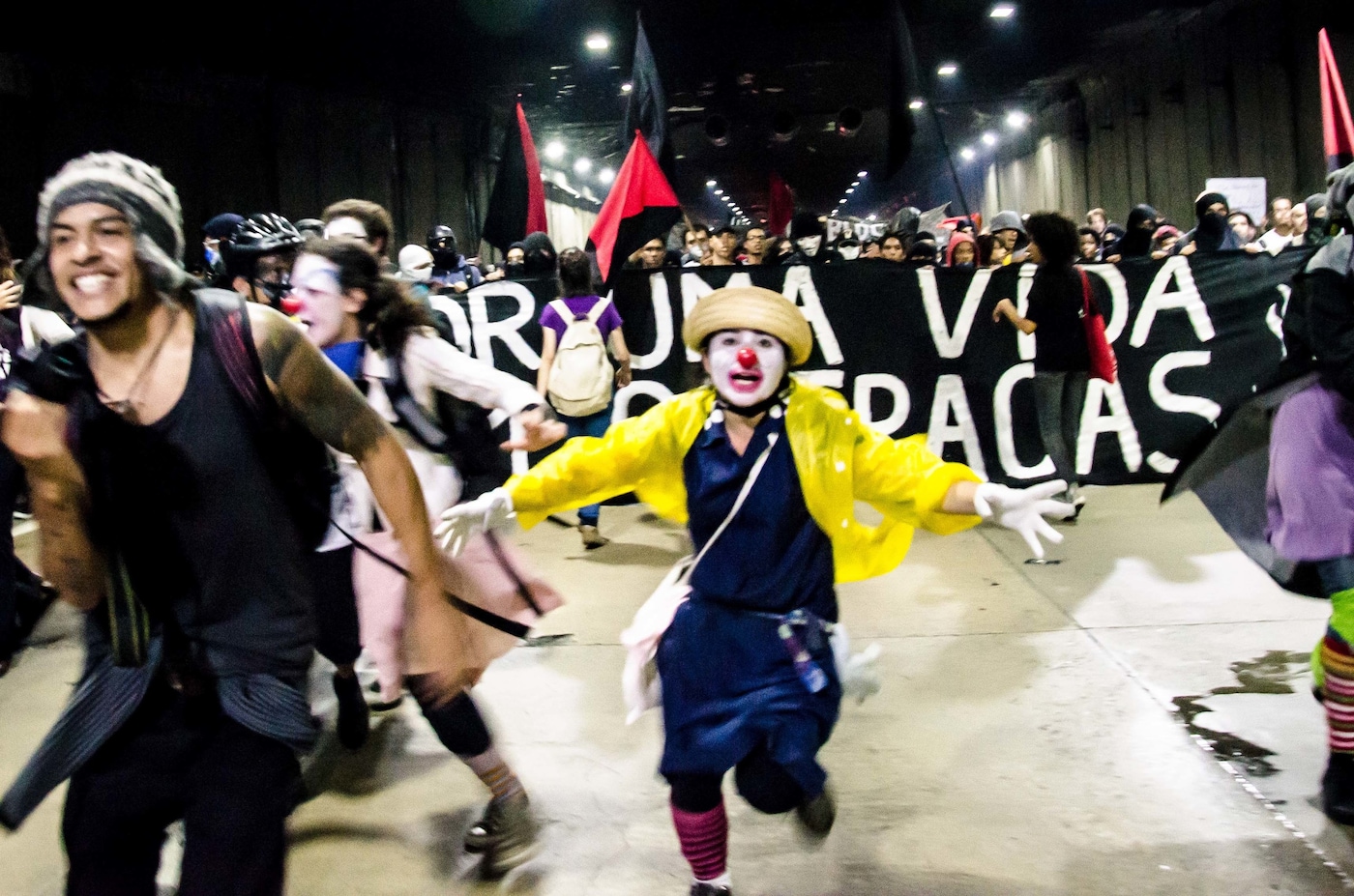 Protest Public Transport Brazil
