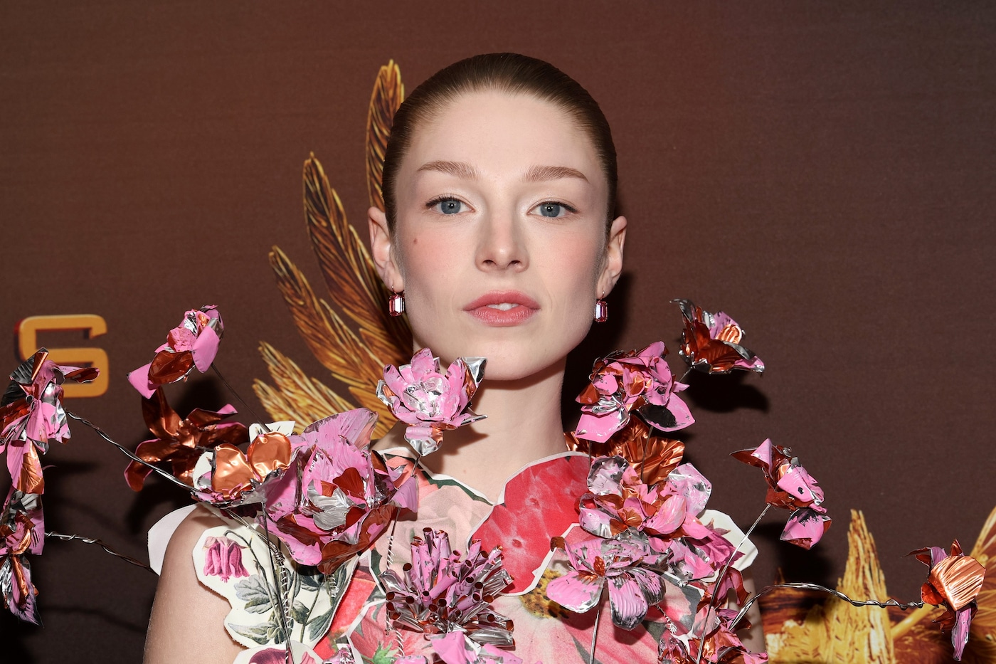 Hunter Schafer in Marni at NY Hunger Games premiere