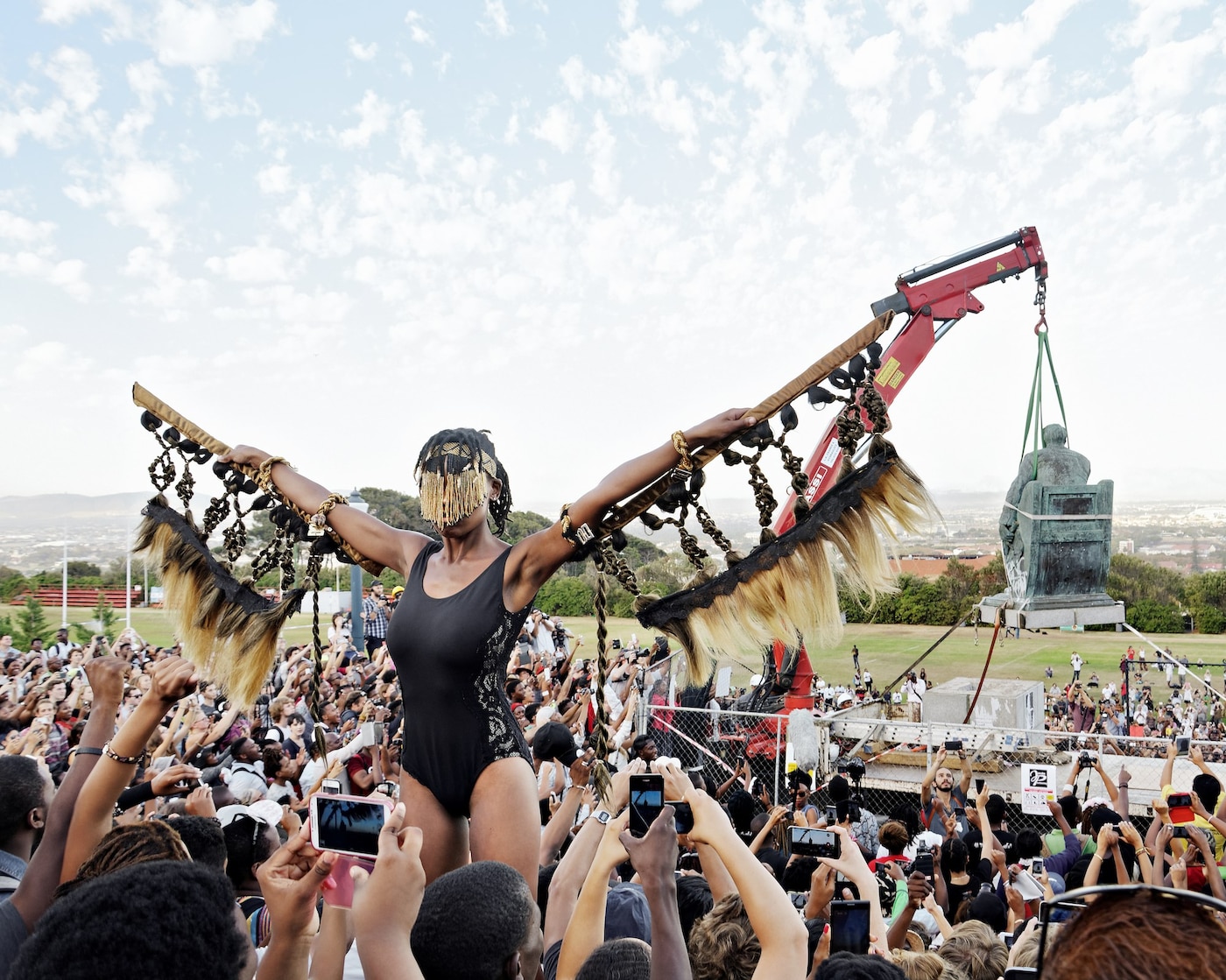 Sethembile Msezane, Chapungu - The Day Rhodes Fell, 2015