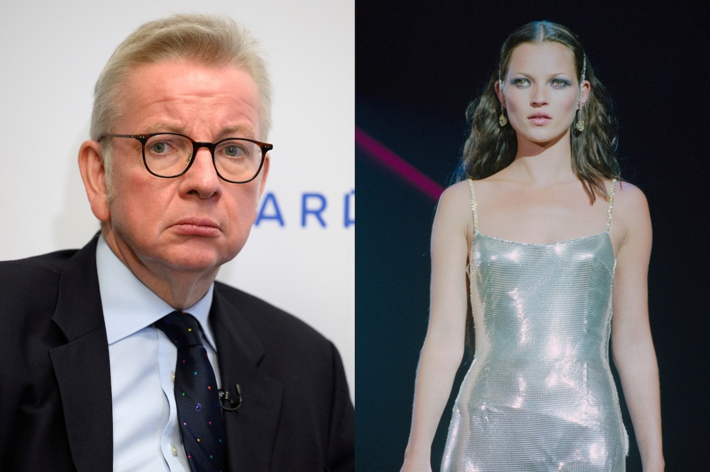 Michael Gove and Kate Moss