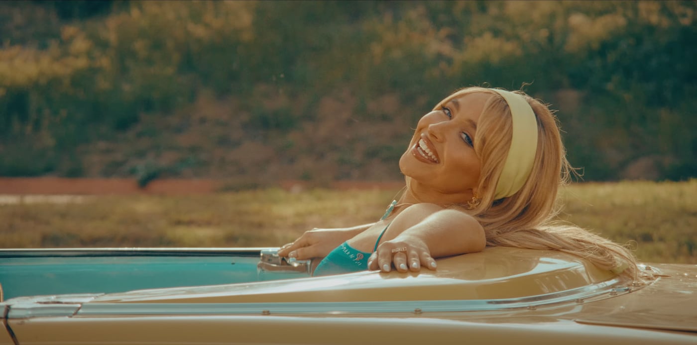 Sabrina Carpenter in the Espresso music video