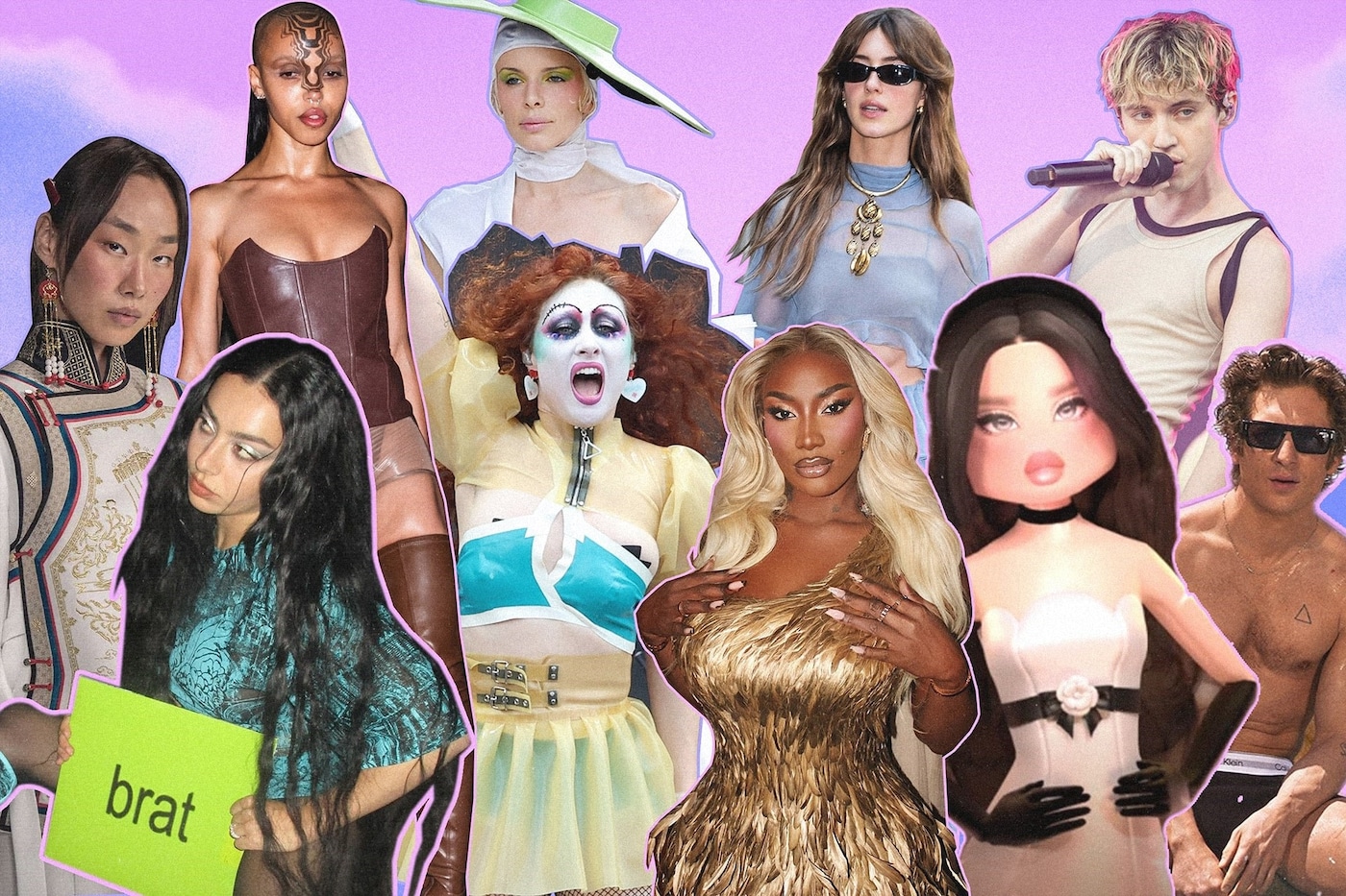 Summer 2024 fashion olympics illustration