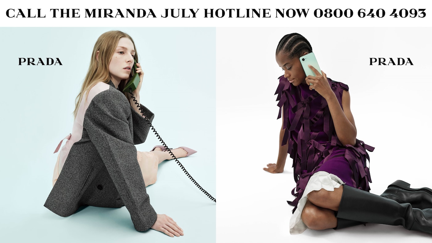 Prada AW24 campaign – Miranda July