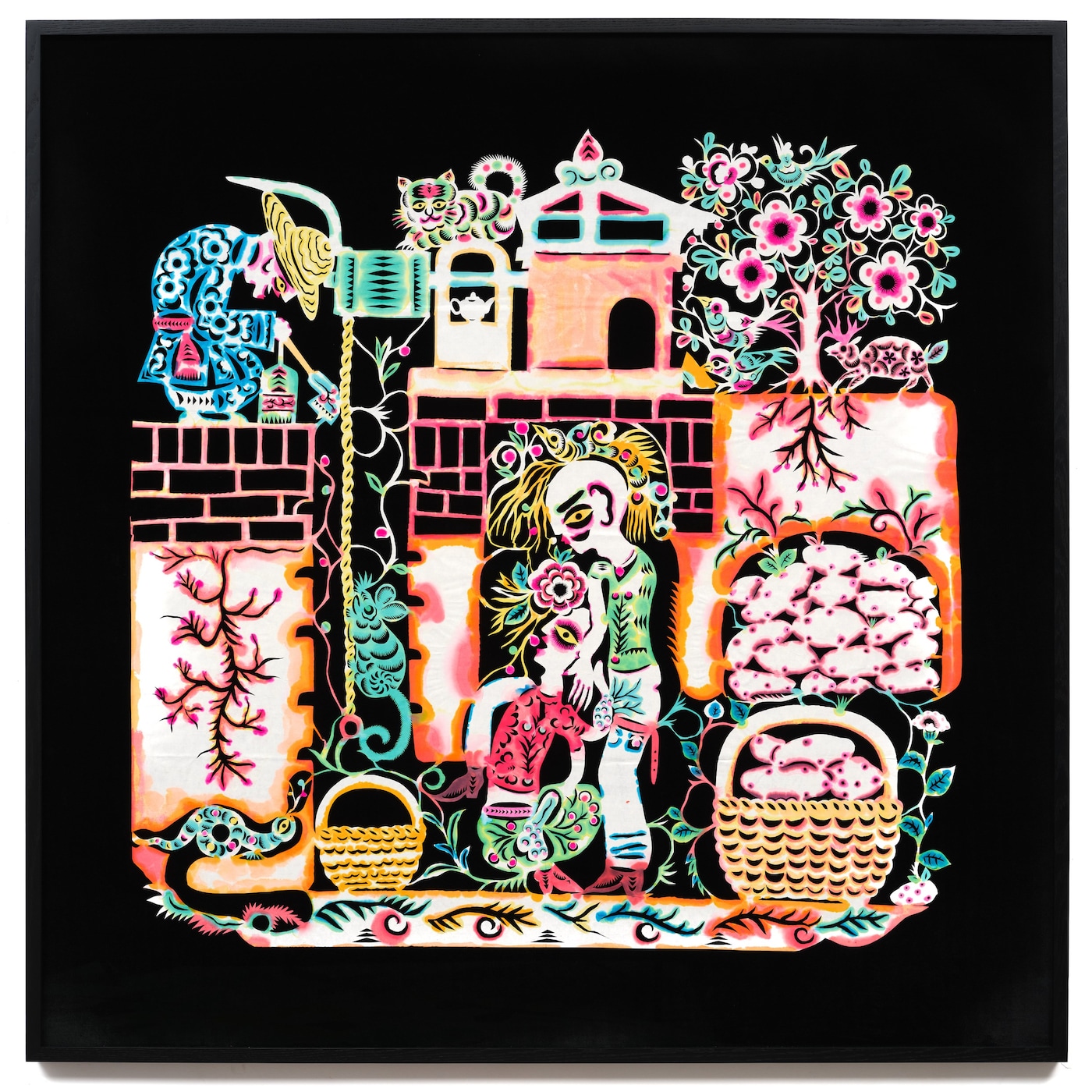 Xiyadie_Sorting Sweet Potatoes_2019_143 x 140 cm f